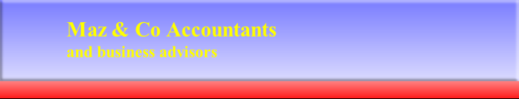 Maz & Co Accountants
and business advisors
